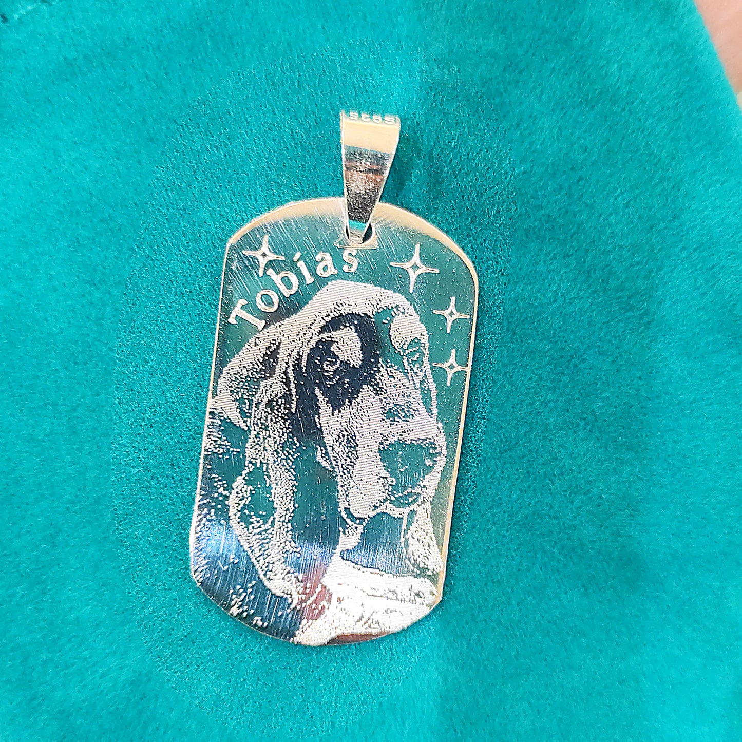 Medalla fotograbada militar grande