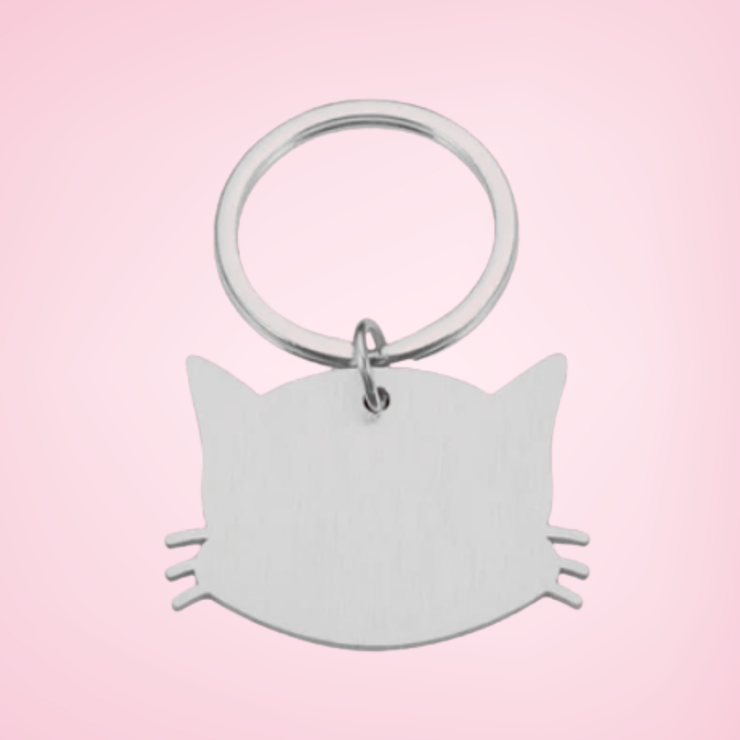 Placa de identificación para gatos