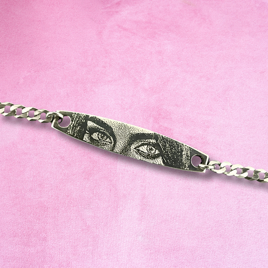 Pulsera fotograbado mirada