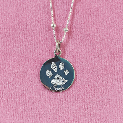 Collar Huella de Mascota